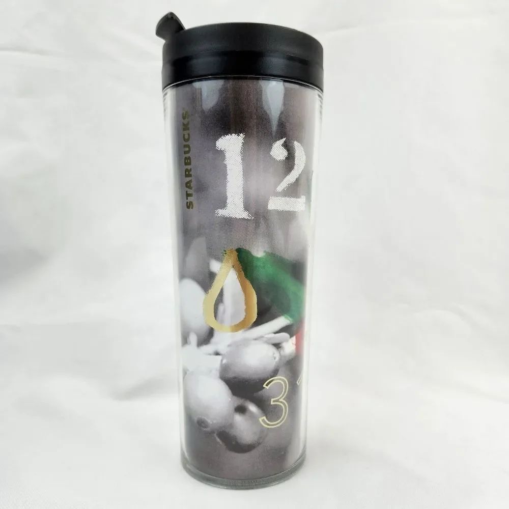 ☕️Starbucks 2012 Holly Berry Holiday 16oz Travel Tumbler #1